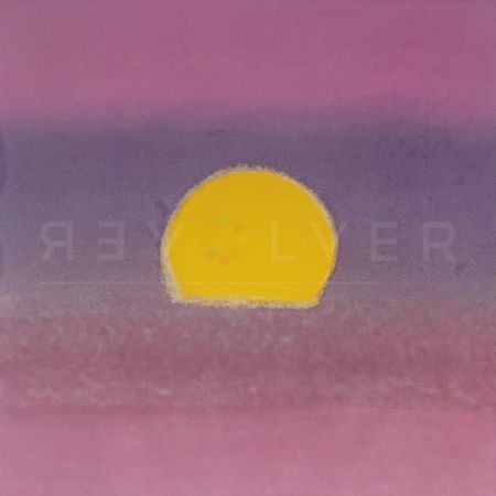 Serigrafia Warhol - Sunset (Unique) (Purple/ Pink)