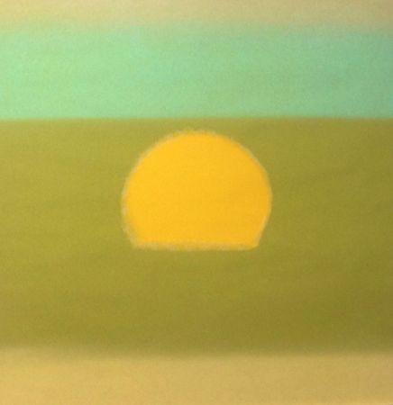 Serigrafia Warhol - Sunset (Yellow/Green) (FS II.85)