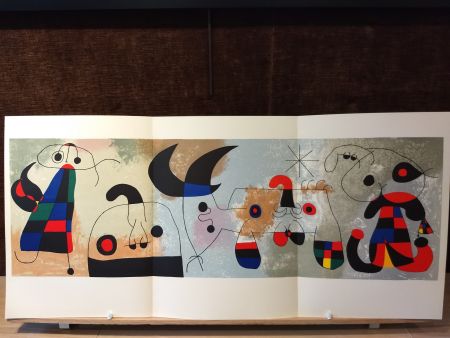 Libro Illustrato Miró - Sur quatre murs