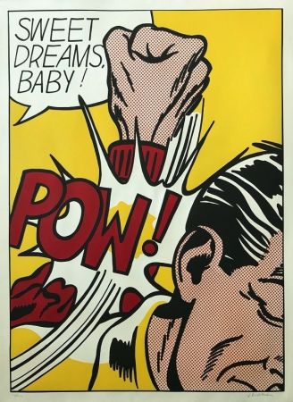 Serigrafia Lichtenstein - Sweet Dreams, Baby!