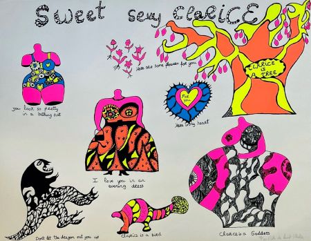 Serigrafia De Saint Phalle - Sweet Sexy Clarice 