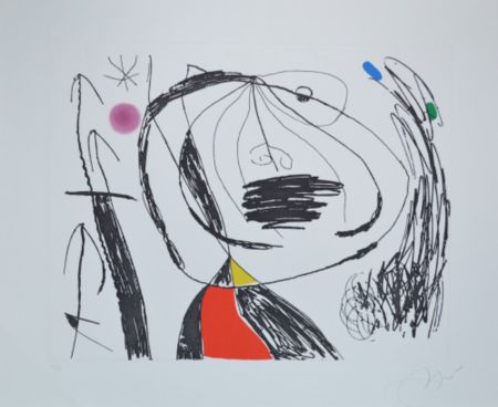 Acquaforte E Acquatinta Miró - Série Mallorca 5 - D615