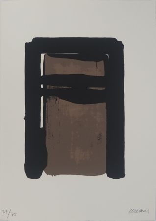 Serigrafia Soulages - Sérigraphie n°10