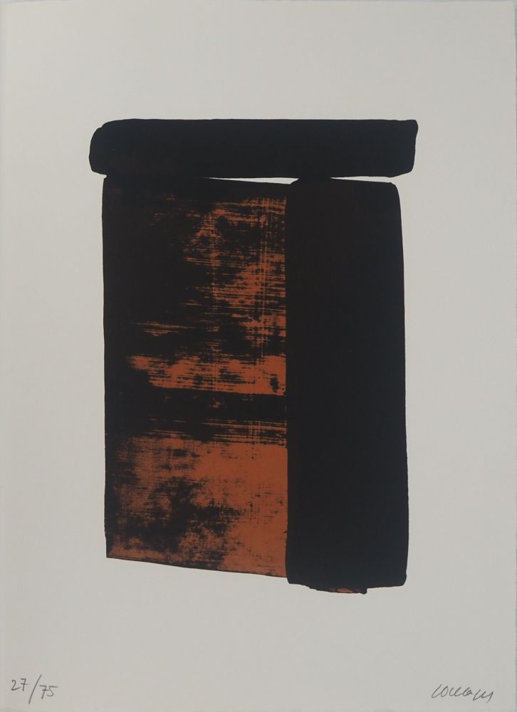 Serigrafia Soulages - Sérigraphie n°12