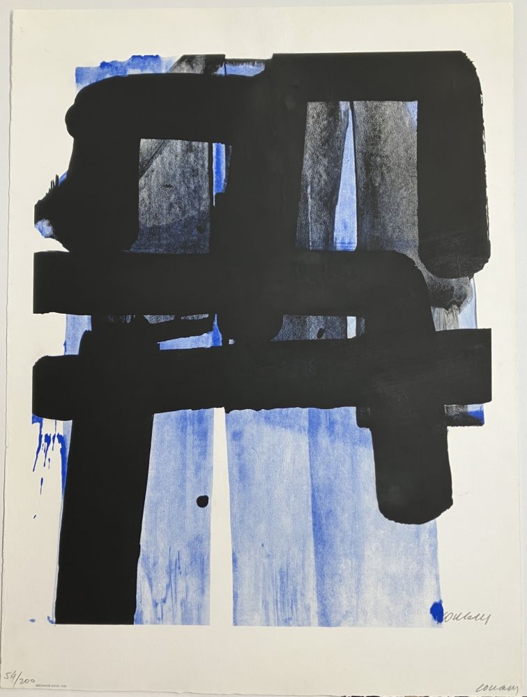 Serigrafia Soulages - Sérigraphie n°2, 1973