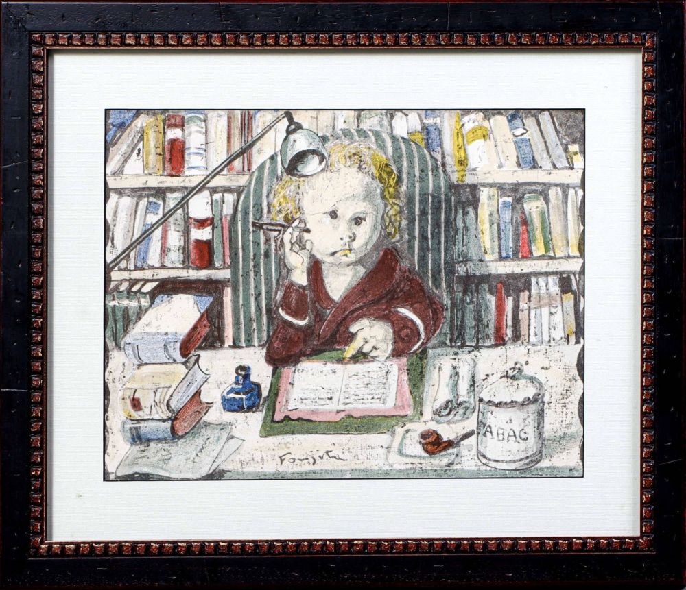 Litografia Foujita - 