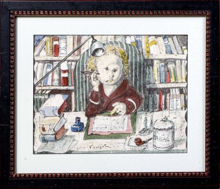 Litografia Foujita - 