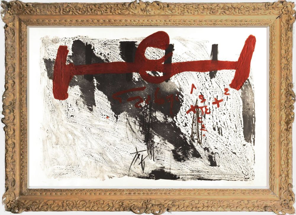 Carborundum Tàpies - TACHES ET CHIFFRES