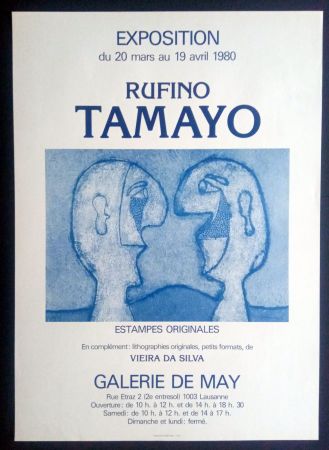 Manifesti Tamayo - Tamayo - Estampes Originales - Galerie de May 1980