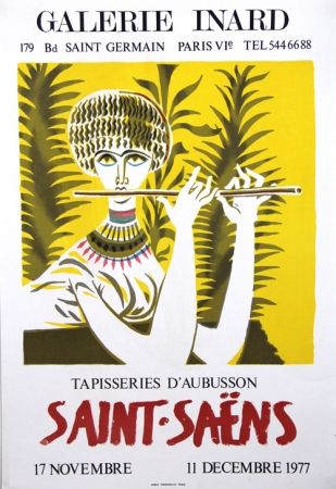 Litografia Saint Saens - Tapisseries D'Aubusson Galerie Inard 