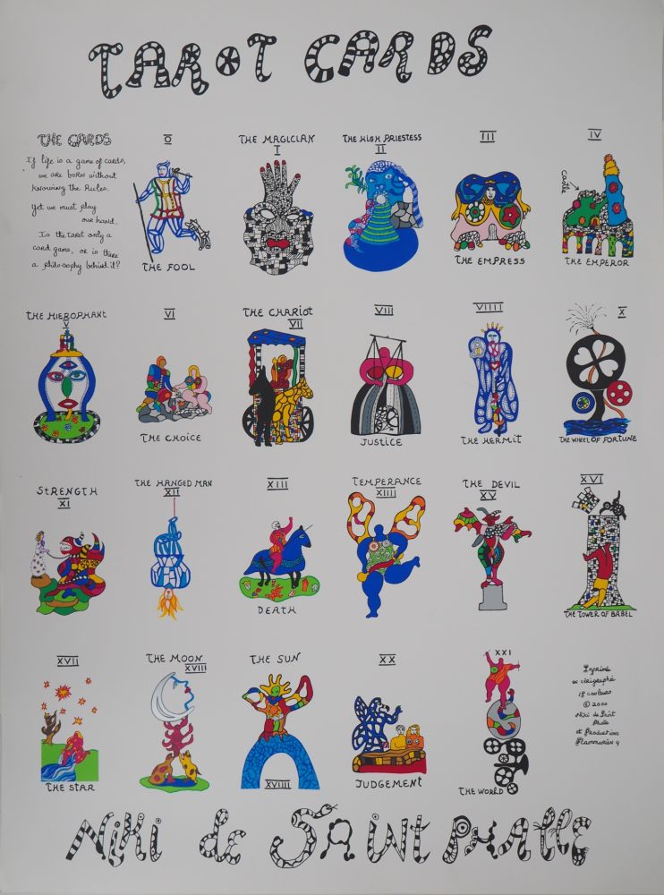 Serigrafia De Saint Phalle - Tarot Cards
