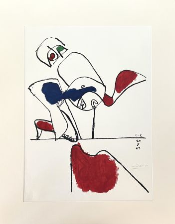 Litografia Le Corbusier - Taureau XVII