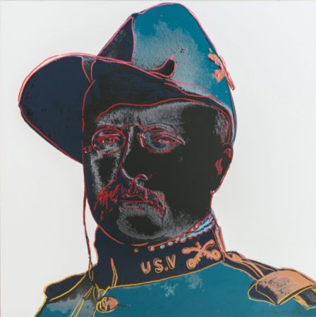 Serigrafia Warhol - Teddy Roosevelt (F. & S. II.386)