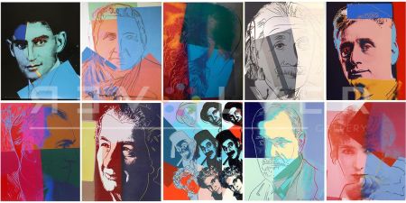 Serigrafia Warhol - Ten Portraits of Jews of the Twentieth Century (Full Suite)