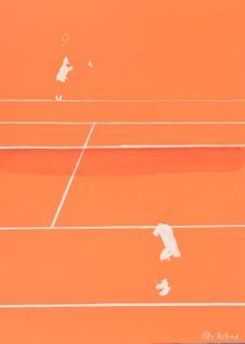 Litografia Aillaud - Tennis