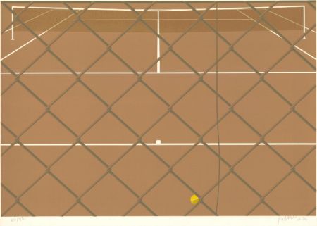 Litografia Babou - Tennis