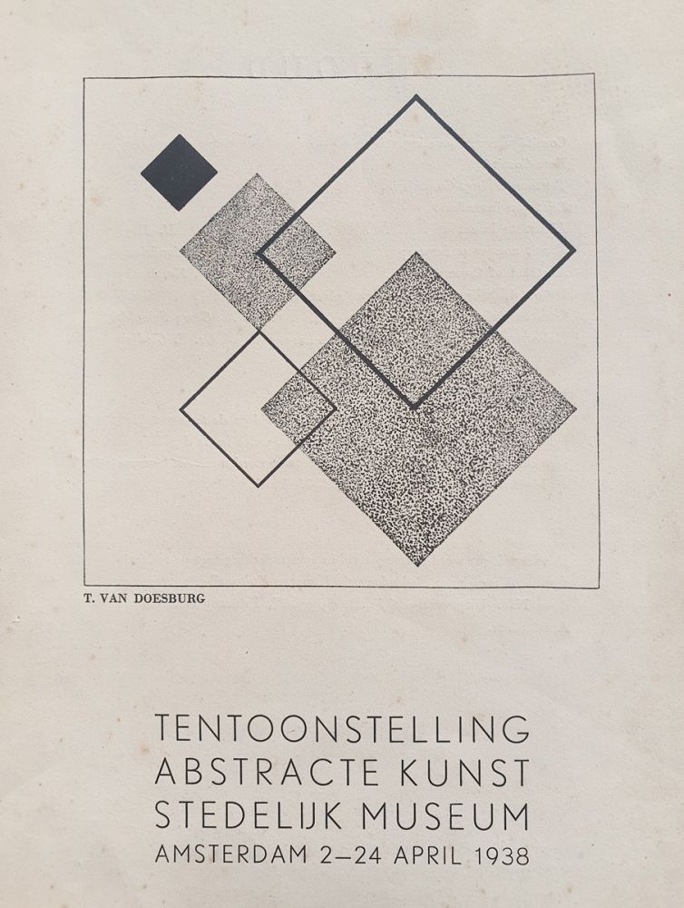 Libro Illustrato Doesburg - Tentoonstelling Abstracte Kunst (Exhibition Abstract Art)