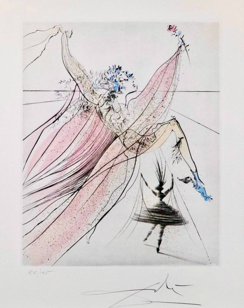 Incisione Dali - Terpsichore 