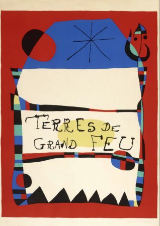 Litografia Miró - Terres de Grand Feu