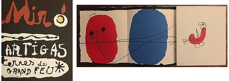 Litografia Miró - Terres de Grand Feu (1956)