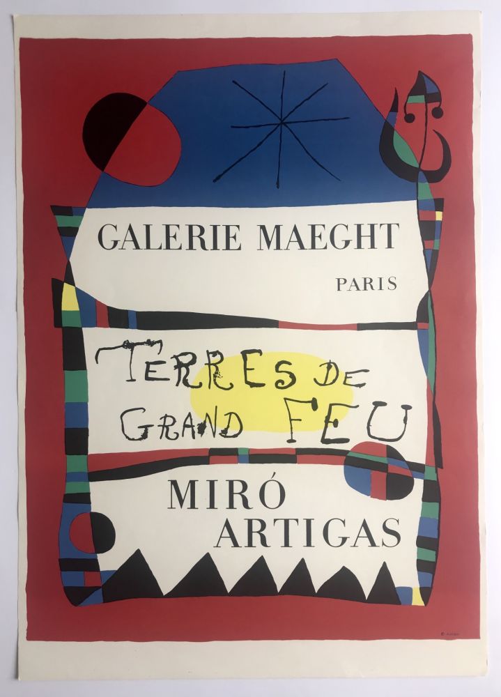 Manifesti Miró -  Terres de grand feu / Galerie Maeght