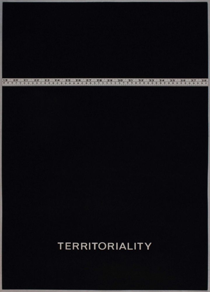 Serigrafia Agnetti - Territoriality from 'Spazio perduto e spazio costruito' portfolio, Plate H