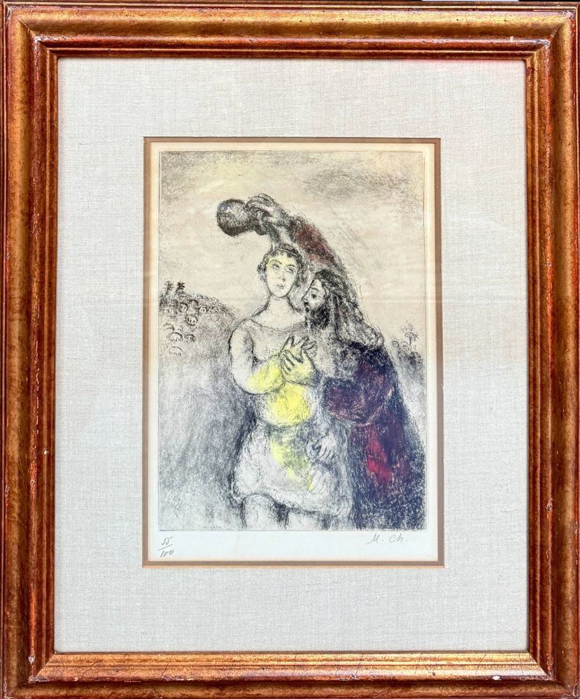 Acquaforte Chagall - The Anointing of Saul