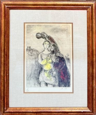 Acquaforte Chagall - The Anointing of Saul