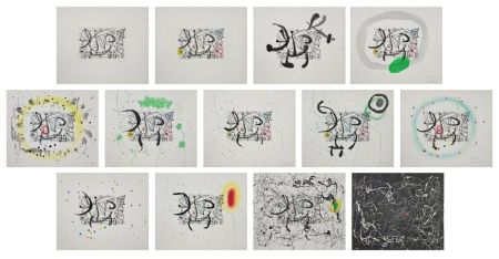 Incisione Miró - The Complete Set of 'Fissures'