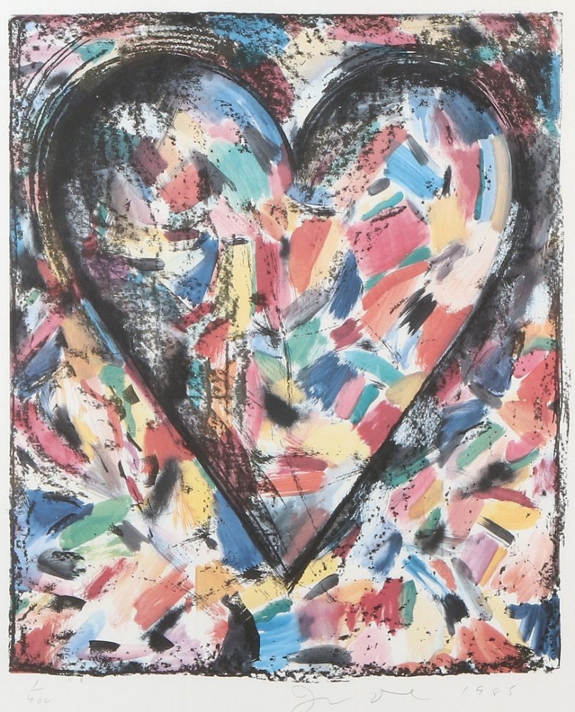 Litografia Dine - The Confetti Heart