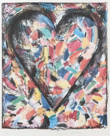 Litografia Dine - The Confetti Heart