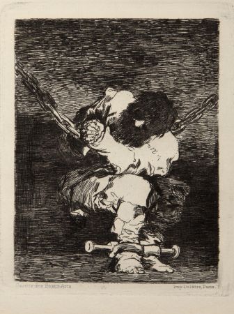 Incisione Goya - The Custody is as Barbarous as The Crime