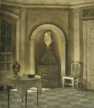 Maniera Nera Ilsted - The dining room at Liselund