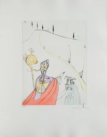 Acquaforte Dali - The Divine Love of Gala