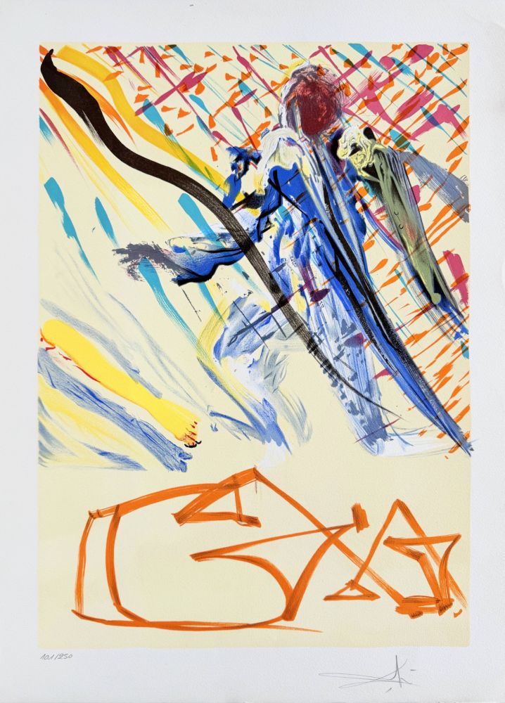 Litografia Dali - The Divine Word