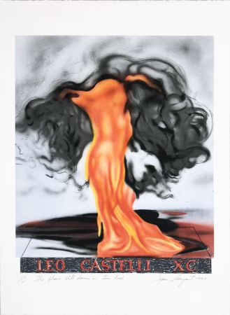 Litografia Rosenquist - The Flame Still Dances on Leo's Book, from the portfolio of Leo Castelli's 90th Birthday