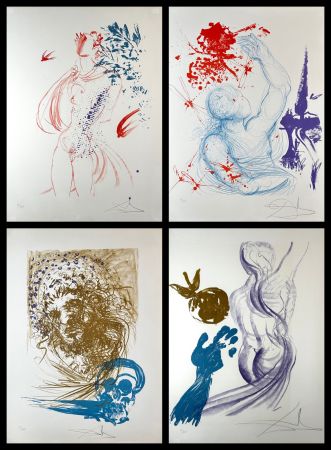 Litografia Dali - The Four Ages of Man Suite