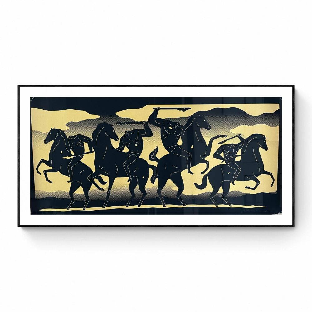 Serigrafia Peterson - THE FOUR HORSEMAN (Gold)