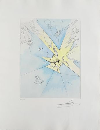 Acquaforte Dali - The Great Inquisitor Expels the Saviour