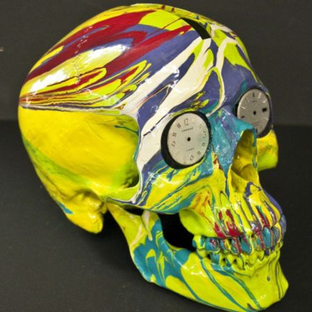 Multiplo Hirst - The Hours Spin Skull