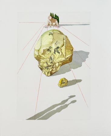 Incisione Su Legno Dali - The Inferno, Canto 23 - Le Supplice de hypocrites