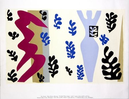 Serigrafia Matisse - The Knife Thrower  National Gallery of Art Washington