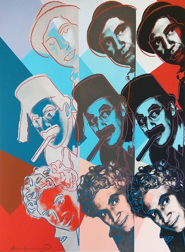 Serigrafia Warhol - THE MARX BROTHERS FS II.232