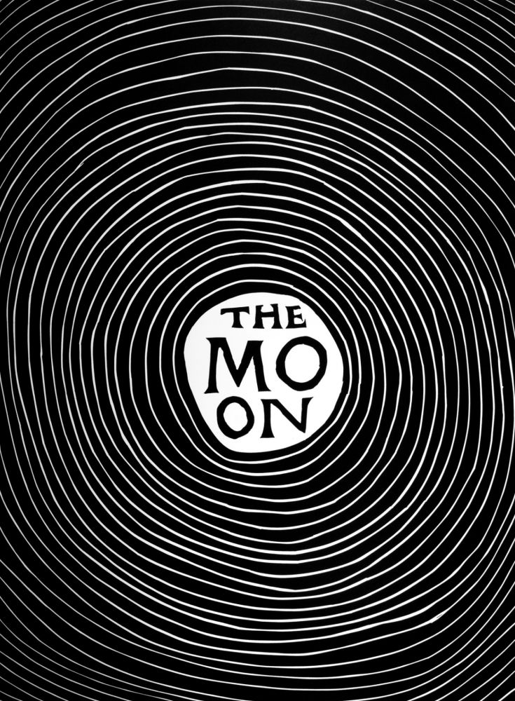 Linoincisione Shrigley - The Moon