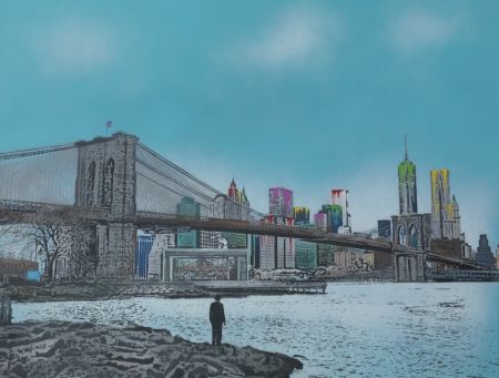 Serigrafia Walker - The Morning After – Brooklyn Bridge