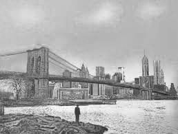 Serigrafia Walker - The Morning After – Brooklyn Bridge – Special Edition