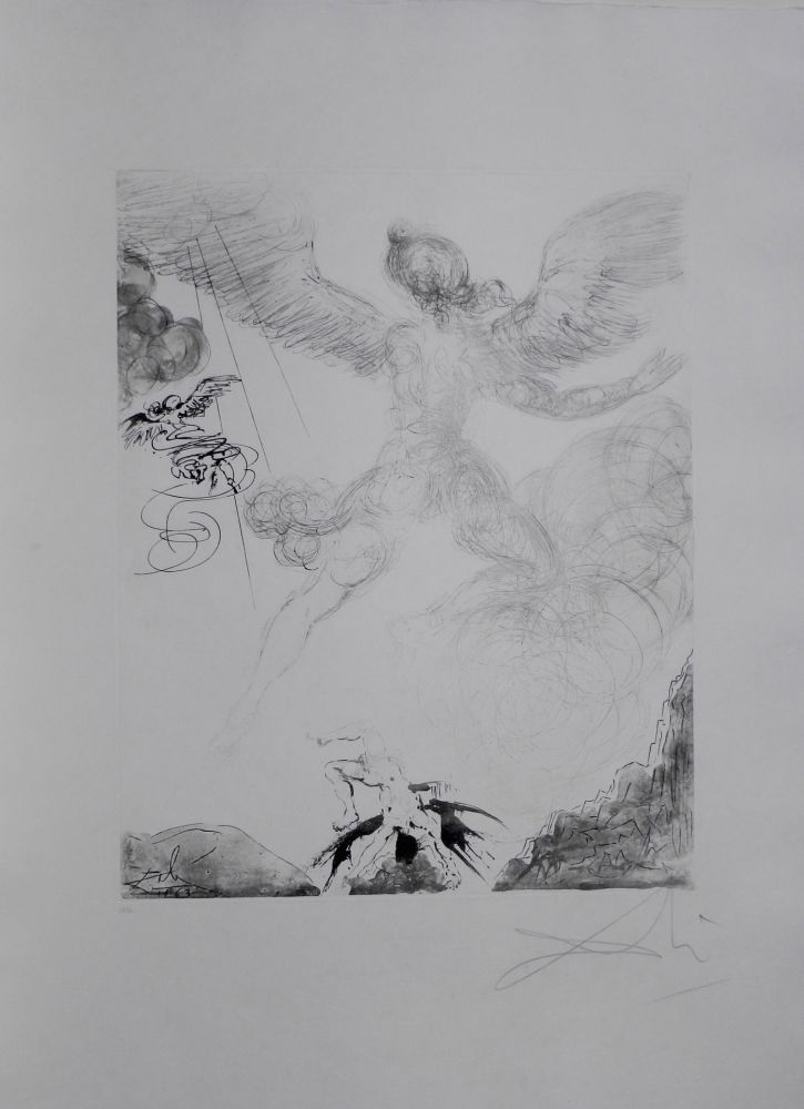 Incisione Dali - The Mythology Icarus