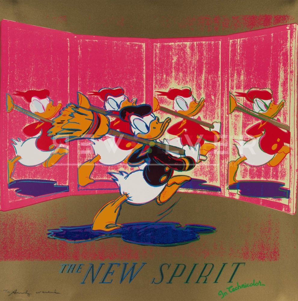 Serigrafia Warhol - The New Spirit (Donald Duck) (FS II.357)