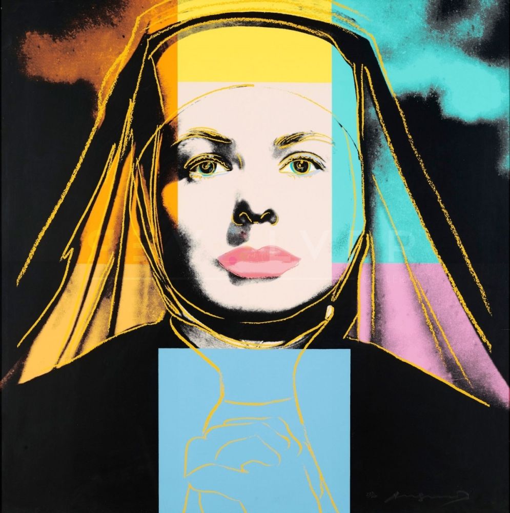 Serigrafia Warhol - The Nun, Ingrid Bergman (FS II.314)