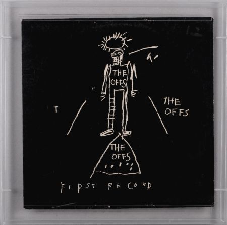 Litografia Basquiat - The Offs : First Record, 1984 - Scarce original FIRST PRINTING, with Plexiglas frame!